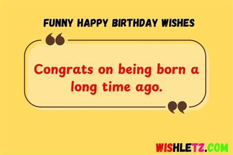 Lighthearted & Funny Birthday Messages
