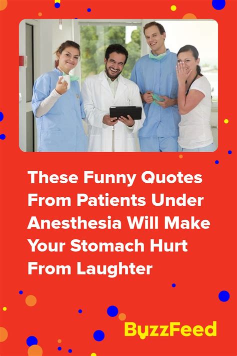Lighthearted & Humorous: A Dose of Laughter Before the Anesthesia