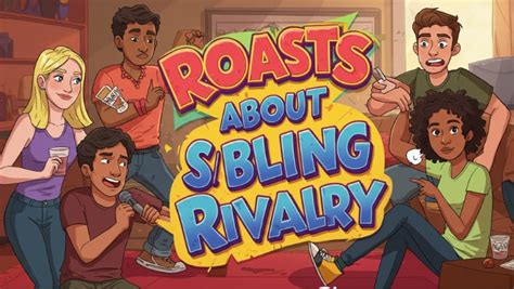 Lighthearted Roasts & Sibling Rivalry
