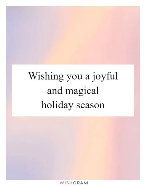 Major Key Wishes for a Joyful Season