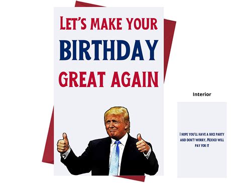 Make Your Birthday Great Again: Wishes with a Catchphrase