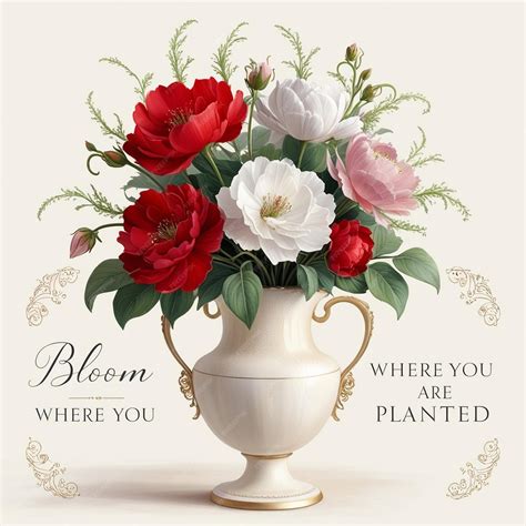 Messages About Blooming & Timeless Beauty