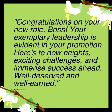 Messages Celebrating Her New Role & Legacy