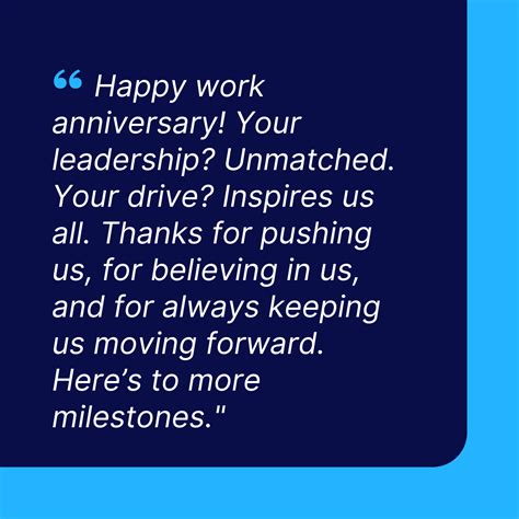 Messages Celebrating Their Leadership