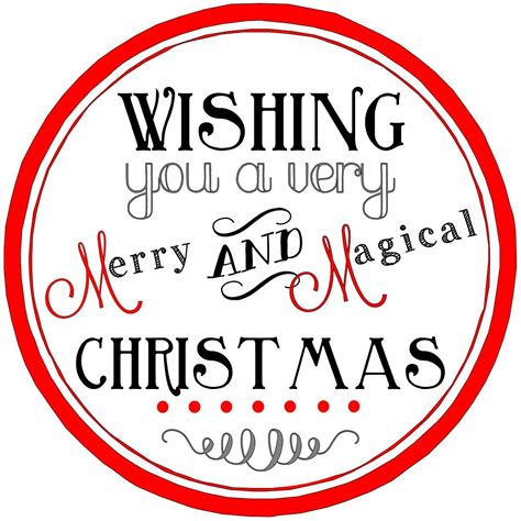Messages for a Magical Gift Tag