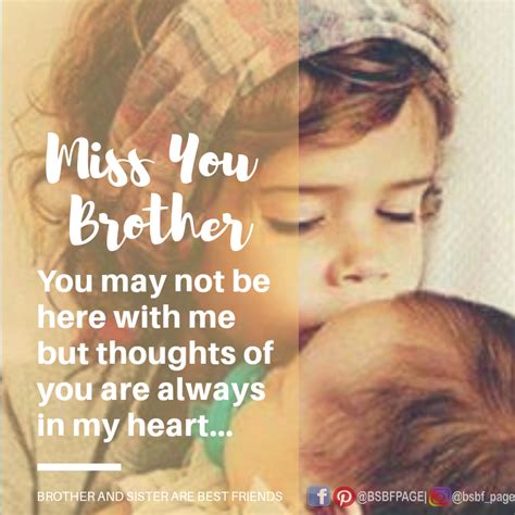 Messages for a Sibling You Miss