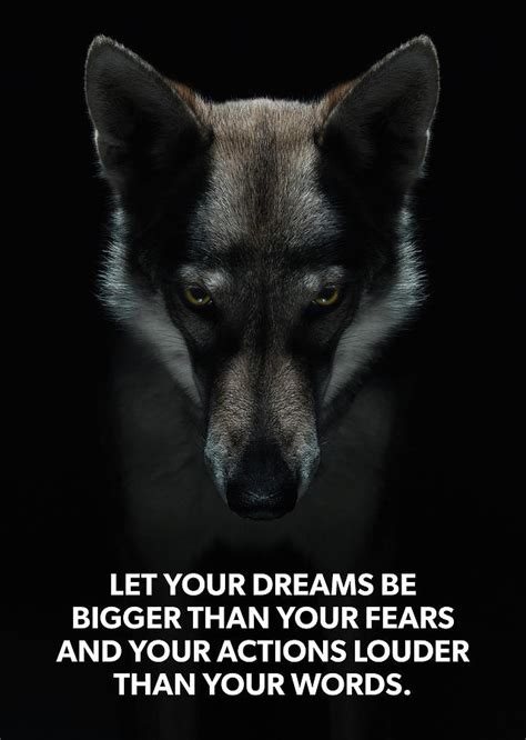 Messages for Facing Your Fears, Wolf-Style