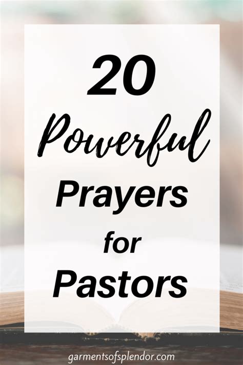 Messages for Pastors and Church Family