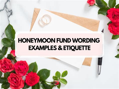 Messages for the Honeymoon Fund
