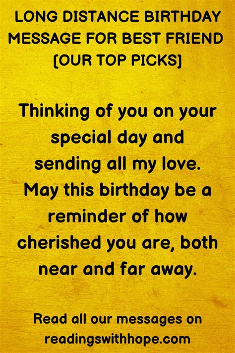 Messages for the Long-Distance Friend You're Always Close To
