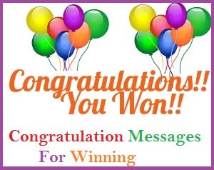 Messages for the Lucky Winner (When You Get the Bigger Half)