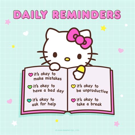 Messages from Hello Kitty & Friends