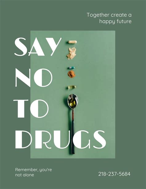 Messages from the "Say No to Drugs" Campaign (Kersey Edition)
