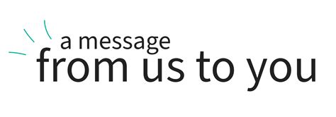 Messages from Us to You