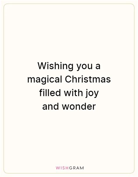 Messages Inspired by the Magic of a Christmas Wish