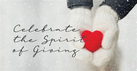 Messages Inspired by the Spirit of Giving & Goodwill