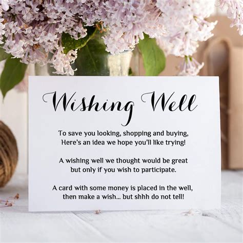 Messages Inspired by the "Wishing Well"