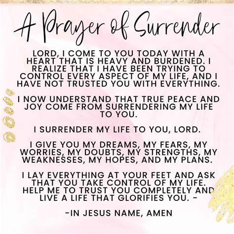Messages of Beautiful Surrender