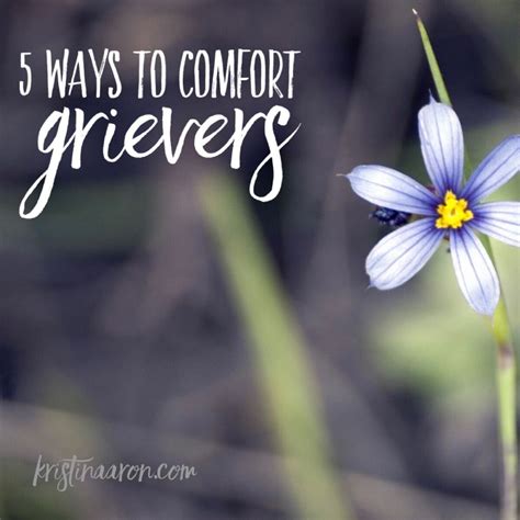 Messages of Comfort for a Fellow Griever