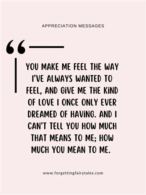 Messages of Deep Appreciation for Your Partner in Life
