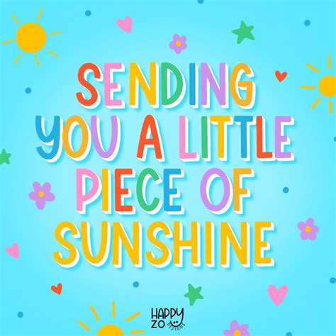 Messages of Encouragement for When They Need a Little Sunshine