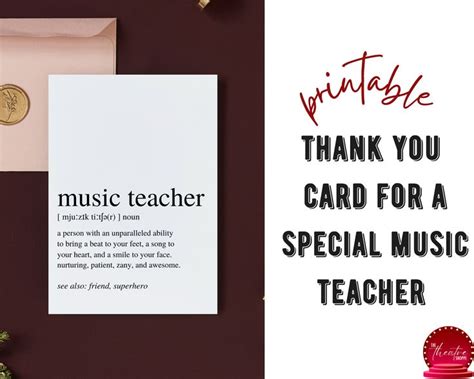 Messages of Gratitude for a Music Teacher or Choir Director