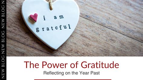 Messages of Gratitude for the Year Past