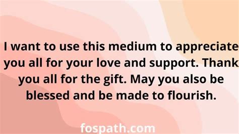 Messages of Gratitude for Their Faith and Guidance