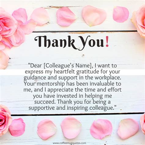 Messages of Gratitude for Their Mentorship & Guidance
