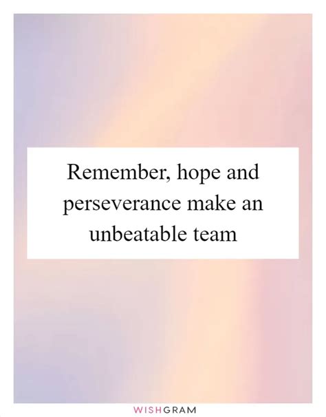 Messages of Hope and Perseverance