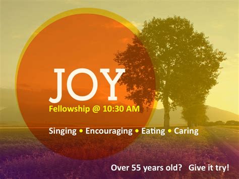 Messages of Joy, Fellowship, and Celebration