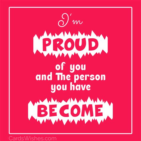 Messages of Pride for the Amazing Person You've Become