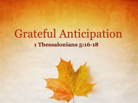 Messages of Shared Faith & Anticipation