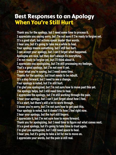 Messages of Sincere Apology: When You Caused the Hurt