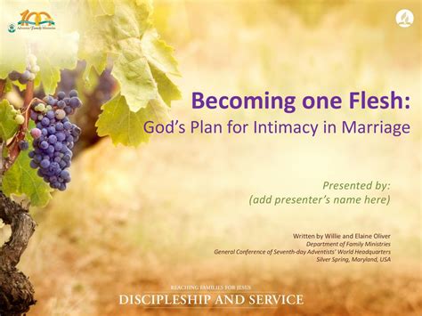Messages on Becoming "One Flesh"