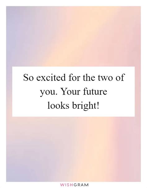 Messages That Look to Your Future Together