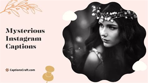Moody & Mysterious: Instagram & TikTok Captions