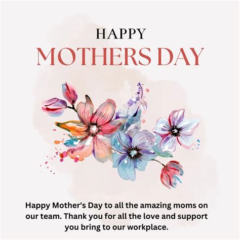 More Than a Colleague, She's a Mom: 50+ Perfect Coworker Mother's Day Wishes for Colleagues