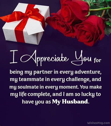 More Than a Husband: Messages of Gratitude & Appreciation