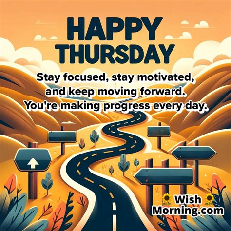 Motivational Thursday Morning Messages