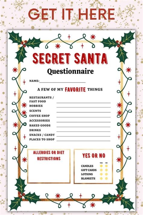My Christmas Questions for Santa