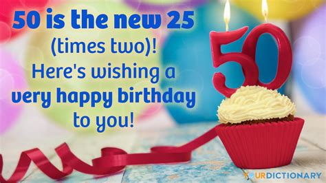 Nifty Fifty & A Little Bit Thrifty: Funny 50th Birthday Wishes