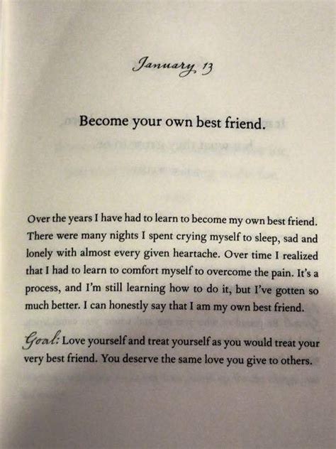 Notes on Being Your Own Best Friend