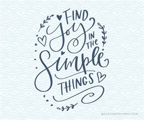 Notes on Finding Joy in the Simple Things
