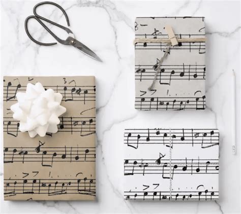 Notes Tucked into a Music Teacher's Gift