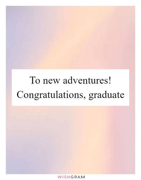 On Your Next Great Adventure: Messages for Graduation & New Beginnings