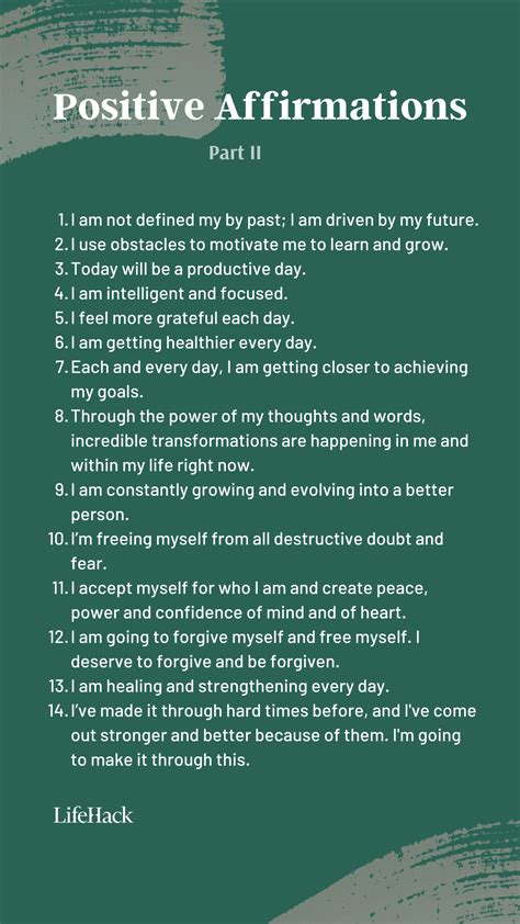 Personal Affirmations to Be Your Own Light