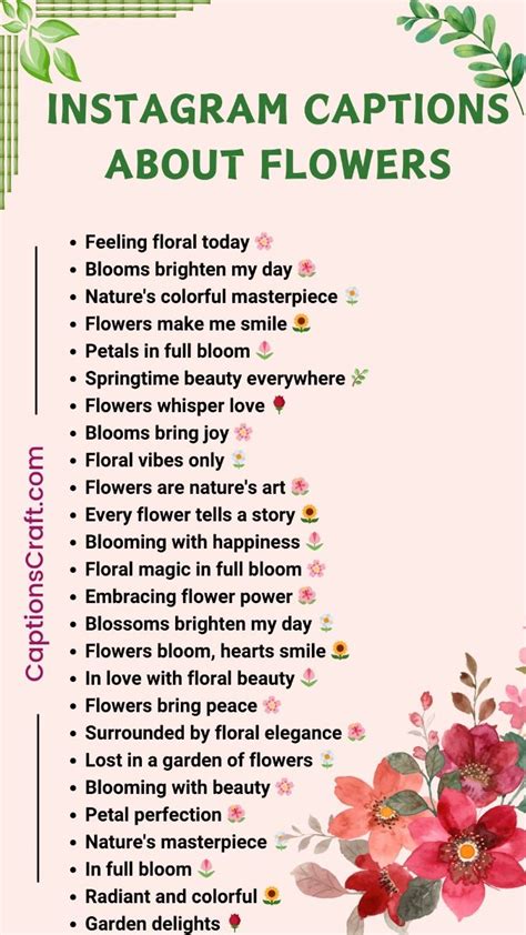 Picture-Perfect Captions for a Flower Cake Post