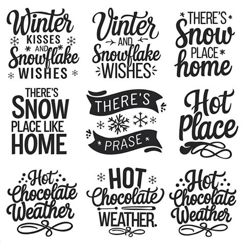 Playful & Snowy Greetings for Winter Fun