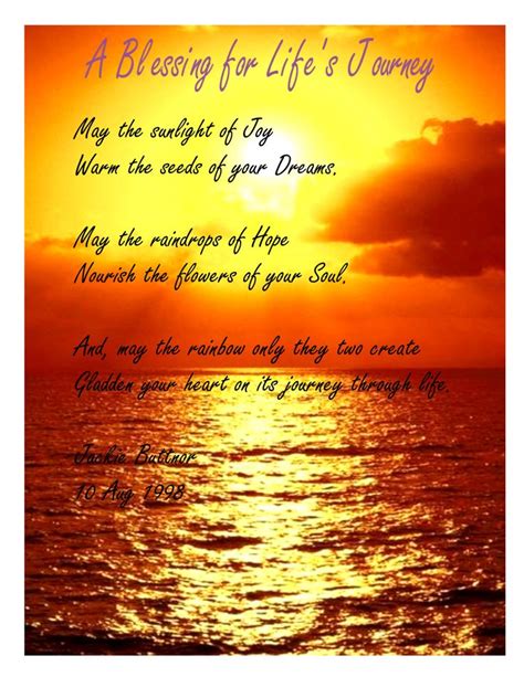 Poetic Blessings for Their Journey Ahead